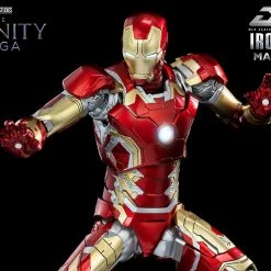 Vendor-unknown Threezero Marvel Avengers Infinity Saga Iron Man Mark 43 DLX 1/12 Scale Die-Cast Action Figure