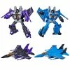 Maybang's Collectibles Hasbro Transformers Generations War For Cybertron Earthrise Voyager Skywarp And Thundercracker Action Figure 2 Pack