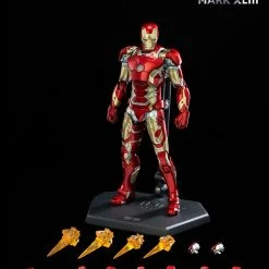 Vendor-unknown Threezero Marvel Avengers Infinity Saga Iron Man Mark 43 DLX 1/12 Scale Die-Cast Action Figure