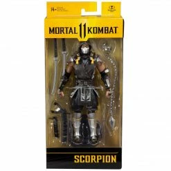 Maybang's Collectibles McFarlane Mortal Kombat Series 5 Action Figure Set Of 4 Liu Kang, Shao Kahn, Scorpion In The Shadows Variant & Sub-Zero Winter Purple Variant
