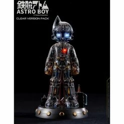 Maybang's Collectibles Blitzway Astro Boy (Clear Ver.) Superb Anime Statue & Assembly Bed DX Pack