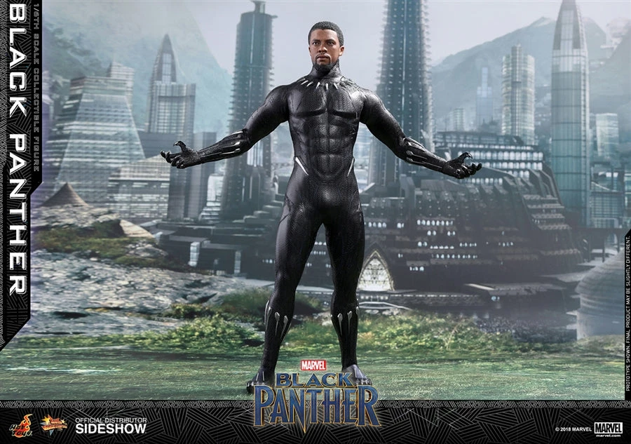 Vendor-unknown Hot Toys Marvel Black Panther Black Panther 1/6 Scale 12" Figure 3 Vendor-unknown Hot Toys Marvel Black Panther Black Panther 1/6 Scale 12" Figure