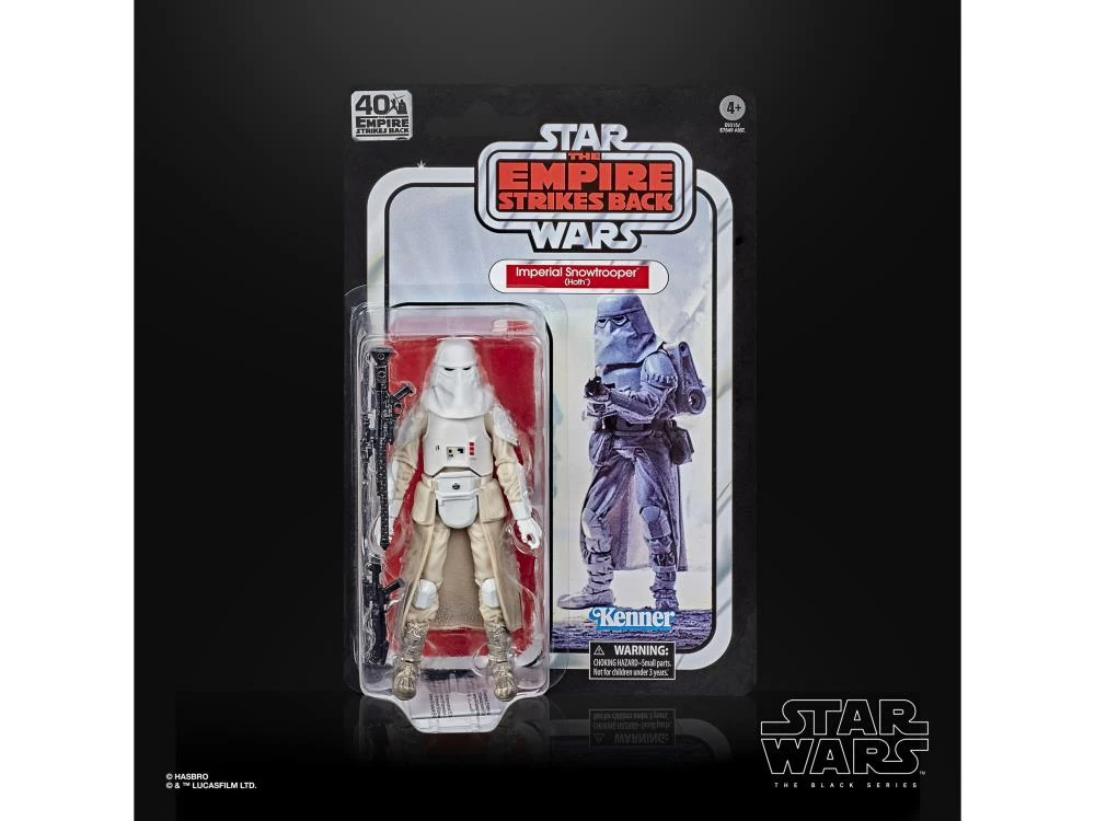Maybang's Collectibles Hasbro Star Wars 40th Anniversary The Black Series 6" Wave 36 Snowtrooper Figure 5 Maybang's Collectibles Hasbro Star Wars 40th Anniversary The Black Series 6" Wave 36 Snowtrooper Figure