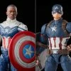 Maybang's Collectibles Hasbro The Falcon And The Winter Soldier & Avengers Endgame Marvel Legends Tag Team Captain America Two-Pack Action Figures Set