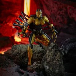 Maybang's Collectibles Hasbro Transformers War For Cybertron Kingdom Deluxe Set Of 4 Figures Paleotrex, Cheetor, Warpath & Blackarachnia