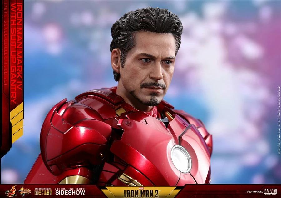 Vendor-unknown Hot Toys Marvel Iron Man 2 Iron Man Mark IV Diecast Figure With Suit-up Gantry 1/6 Scale Figure Set 5 Vendor-unknown Hot Toys Marvel Iron Man 2 Iron Man Mark IV Diecast Figure With Suit-up Gantry 1/6 Scale Figure Set