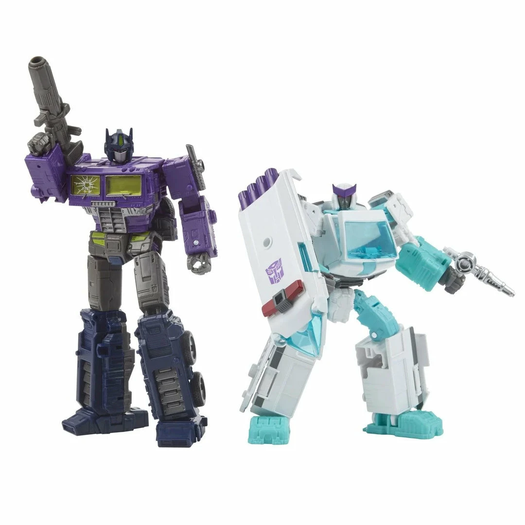 Maybang's Collectibles Hasbro Transformers Generations Selects Shattered Glass Optimus Prime And Ratchet 2-Pack - Exclusive 1 Maybang's Collectibles Hasbro Transformers Generations Selects Shattered Glass Optimus Prime And Ratchet 2-Pack - Exclusive