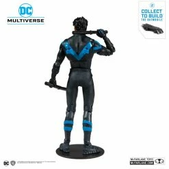 Maybang's Collectibles McFarlane DC Multiverse Set Of 3 Action Figures Dark Nights: Metal, Nightwing & Batgirl (DC Rebirth Build-A-Batmobile)