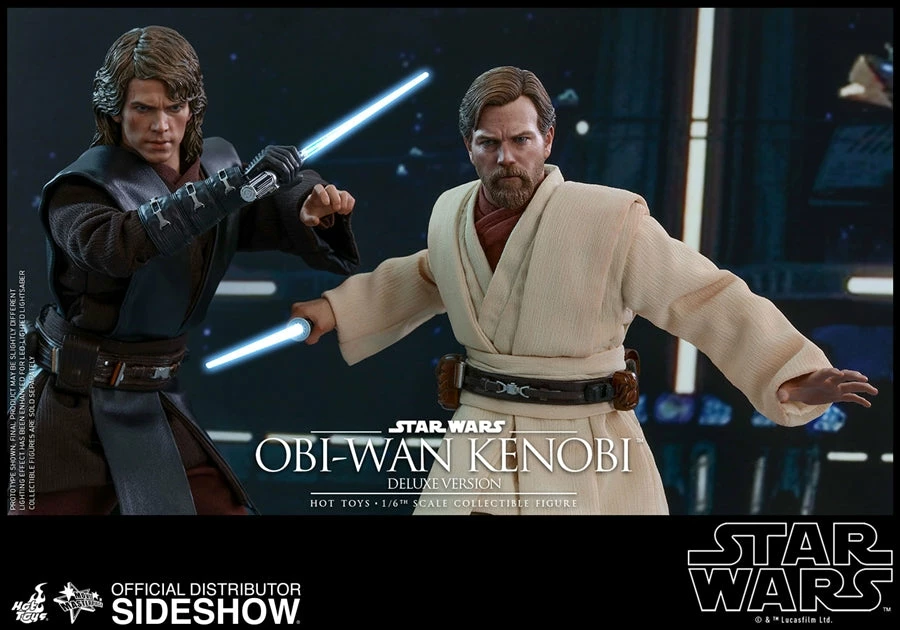 Vendor-unknown Hot Toys Star Wars Episode III Revenge Of The Sith Obi-Wan Kenobi (Deluxe Version) 1/6 Scale Figure 8 Vendor-unknown Hot Toys Star Wars Episode III Revenge Of The Sith Obi-Wan Kenobi (Deluxe Version) 1/6 Scale Figure