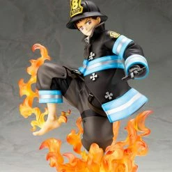 Maybang's Collectibles Kotobukiya Fire Force ArtFX J Shinra Kusakabe Statue With Bonus Part