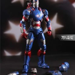 Maybang's Collectibles Play Imaginative Super Alloy 1/12 Scale Iron Man 3 Iron Patriot Diecast Action Figure Marvel Comics