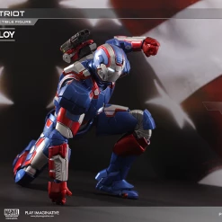 Maybang's Collectibles Play Imaginative Super Alloy 1/12 Scale Iron Man 3 Iron Patriot Diecast Action Figure Marvel Comics
