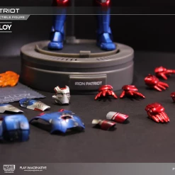 Maybang's Collectibles Play Imaginative Super Alloy 1/12 Scale Iron Man 3 Iron Patriot Diecast Action Figure Marvel Comics