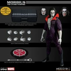 Maybang's Collectibles Mezco Toyz One:12 Collective Marvel Comic Morbius 1/12 Scale Action Figure