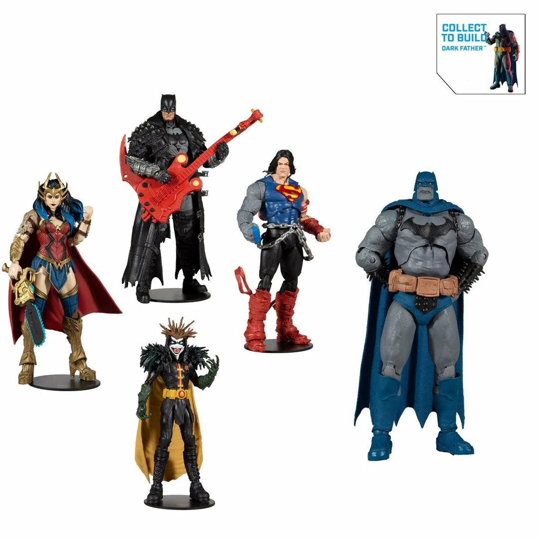 Maybang's Collectibles DC Collectibles McFarlane DC Build-A Wave 4 Dark Nights Death Metal Action Figure Set Batman, Superman, Wonder Woman & King Robin (Darkfather BAF) 1 Maybang's Collectibles DC Collectibles McFarlane DC Build-A Wave 4 Dark Nights Death Metal Action Figure Set Batman, Superman, Wonder Woman & King Robin (Darkfather BAF)