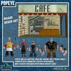 Maybang's Collectibles Mezco Toys Popeye Classic Comic Strip 5 Points Deluxe Boxed Set
