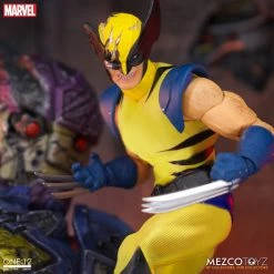 Maybang's Collectibles Mezco Toyz Marvel Comics One:12 Collective Wolverine Deluxe Steel Box Edition With Defeated Sentinel Base 32 Maybang's Collectibles Mezco Toyz Marvel Comics One:12 Collective Wolverine Deluxe Steel Box Edition With Defeated Sentinel Base