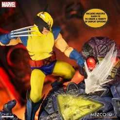Maybang's Collectibles Mezco Toyz Marvel Comics One:12 Collective Wolverine Deluxe Steel Box Edition With Defeated Sentinel Base 33 Maybang's Collectibles Mezco Toyz Marvel Comics One:12 Collective Wolverine Deluxe Steel Box Edition With Defeated Sentinel Base