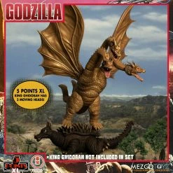 Maybang's Collectibles Mezco Toyz 5 Points XL Godzilla Destroy All Monsters (1968) - Round 1 Boxed Set