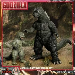 Maybang's Collectibles Mezco Toyz 5 Points XL Godzilla Destroy All Monsters (1968) - Round 2 Boxed Set