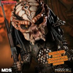 Maybang's Collectibles Mezco Toyz Designer Series MDS Predator 2 Deluxe City Hunter Figure