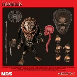 Maybang's Collectibles Mezco Toyz Designer Series MDS Predator 2 Deluxe City Hunter Figure