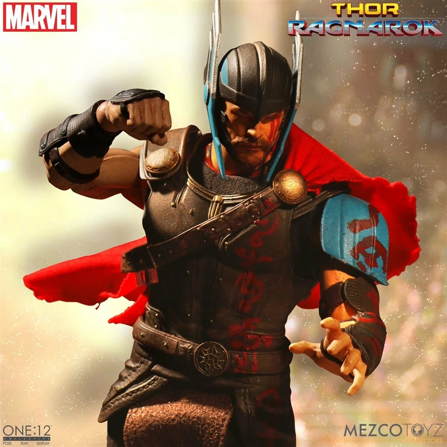 Vendor-unknown Mezco Toyz One:12 Collective Marvel Comics Thor Ragnarok Gladiator Thor 1/12 Scale 6" Action Figure 8 Vendor-unknown Mezco Toyz One:12 Collective Marvel Comics Thor Ragnarok Gladiator Thor 1/12 Scale 6" Action Figure