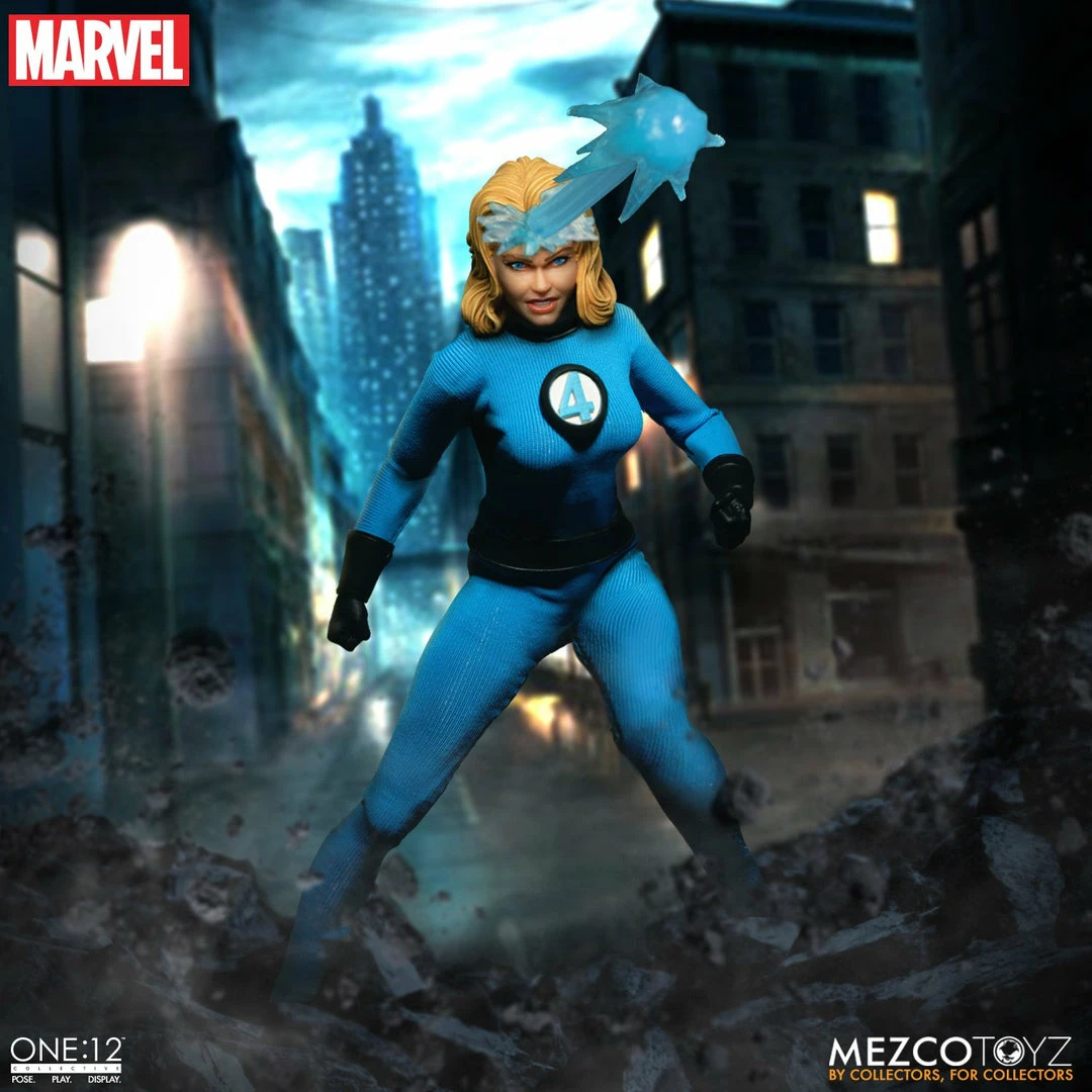 Maybang's Collectibles Mezco Toyz One:12 Collective Marvel Comics Fantastic Four Deluxe Steel Boxed Set 1/12 Scale Action Figure Set 12 Maybang's Collectibles Mezco Toyz One:12 Collective Marvel Comics Fantastic Four Deluxe Steel Boxed Set 1/12 Scale Action Figure Set