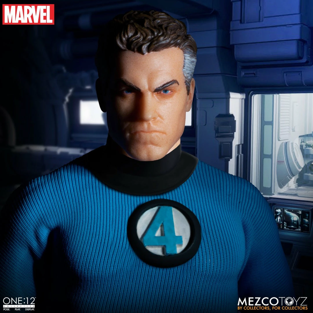 Maybang's Collectibles Mezco Toyz One:12 Collective Marvel Comics Fantastic Four Deluxe Steel Boxed Set 1/12 Scale Action Figure Set 17 Maybang's Collectibles Mezco Toyz One:12 Collective Marvel Comics Fantastic Four Deluxe Steel Boxed Set 1/12 Scale Action Figure Set