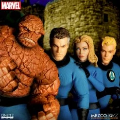 Maybang's Collectibles Mezco Toyz One:12 Collective Marvel Comics Fantastic Four Deluxe Steel Boxed Set 1/12 Scale Action Figure Set 43 Maybang's Collectibles Mezco Toyz One:12 Collective Marvel Comics Fantastic Four Deluxe Steel Boxed Set 1/12 Scale Action Figure Set