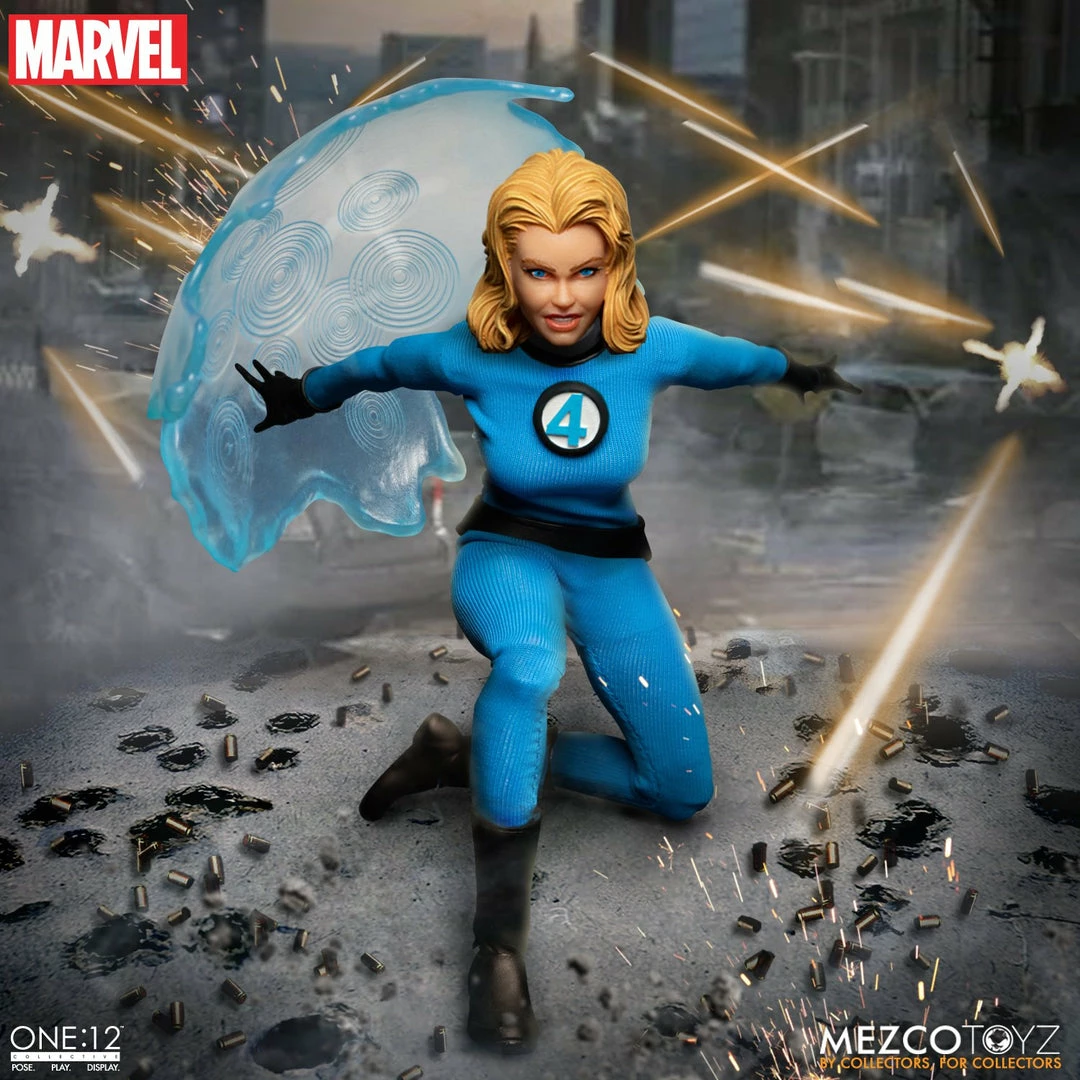 Maybang's Collectibles Mezco Toyz One:12 Collective Marvel Comics Fantastic Four Deluxe Steel Boxed Set 1/12 Scale Action Figure Set 20 Maybang's Collectibles Mezco Toyz One:12 Collective Marvel Comics Fantastic Four Deluxe Steel Boxed Set 1/12 Scale Action Figure Set