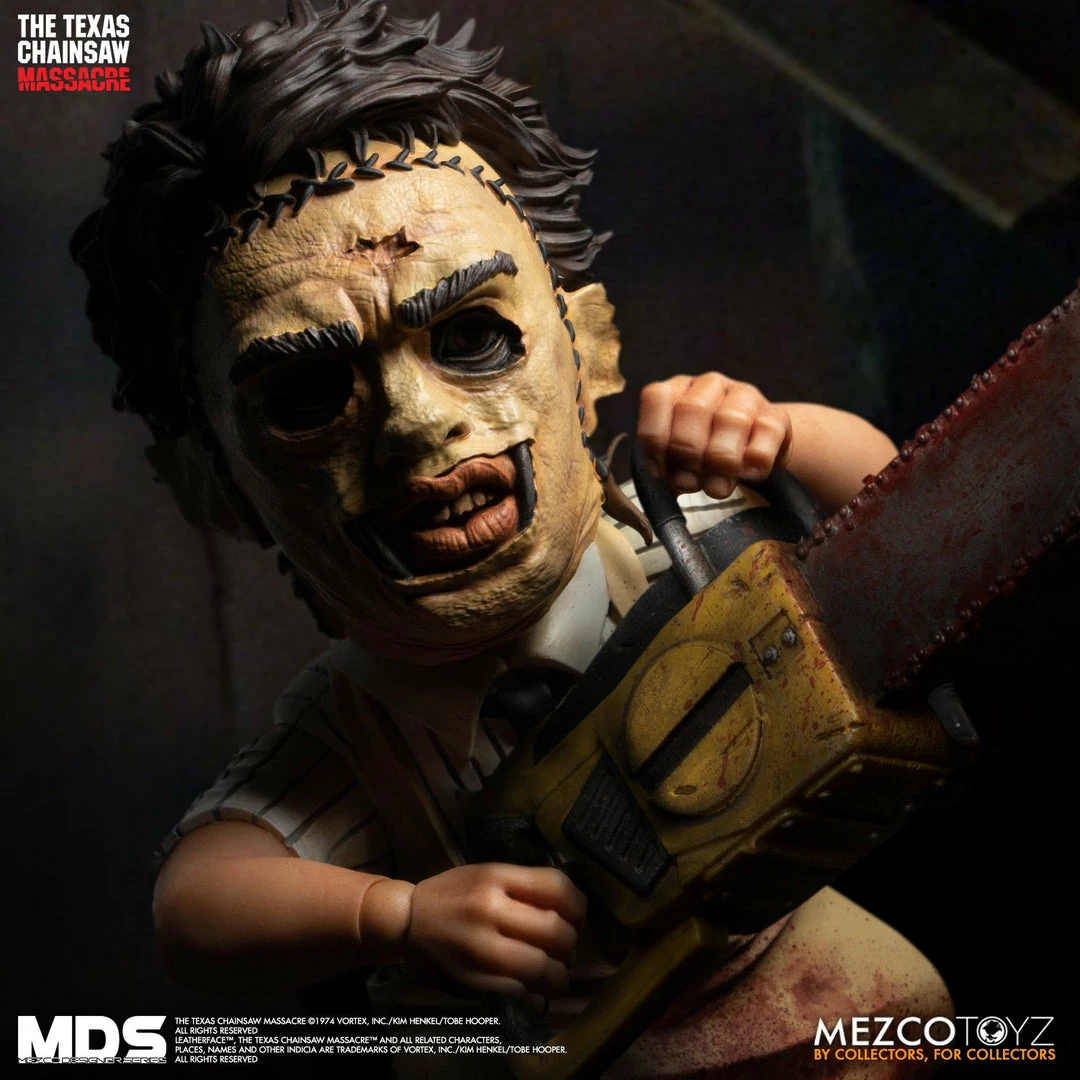 Maybang's Collectibles Monsters Mezco Toyz Mezco Designer Series MDS The Texas Chainsaw Massacre (1974) Leatherface Figure 5 Maybang's Collectibles Monsters Mezco Toyz Mezco Designer Series MDS The Texas Chainsaw Massacre (1974) Leatherface Figure