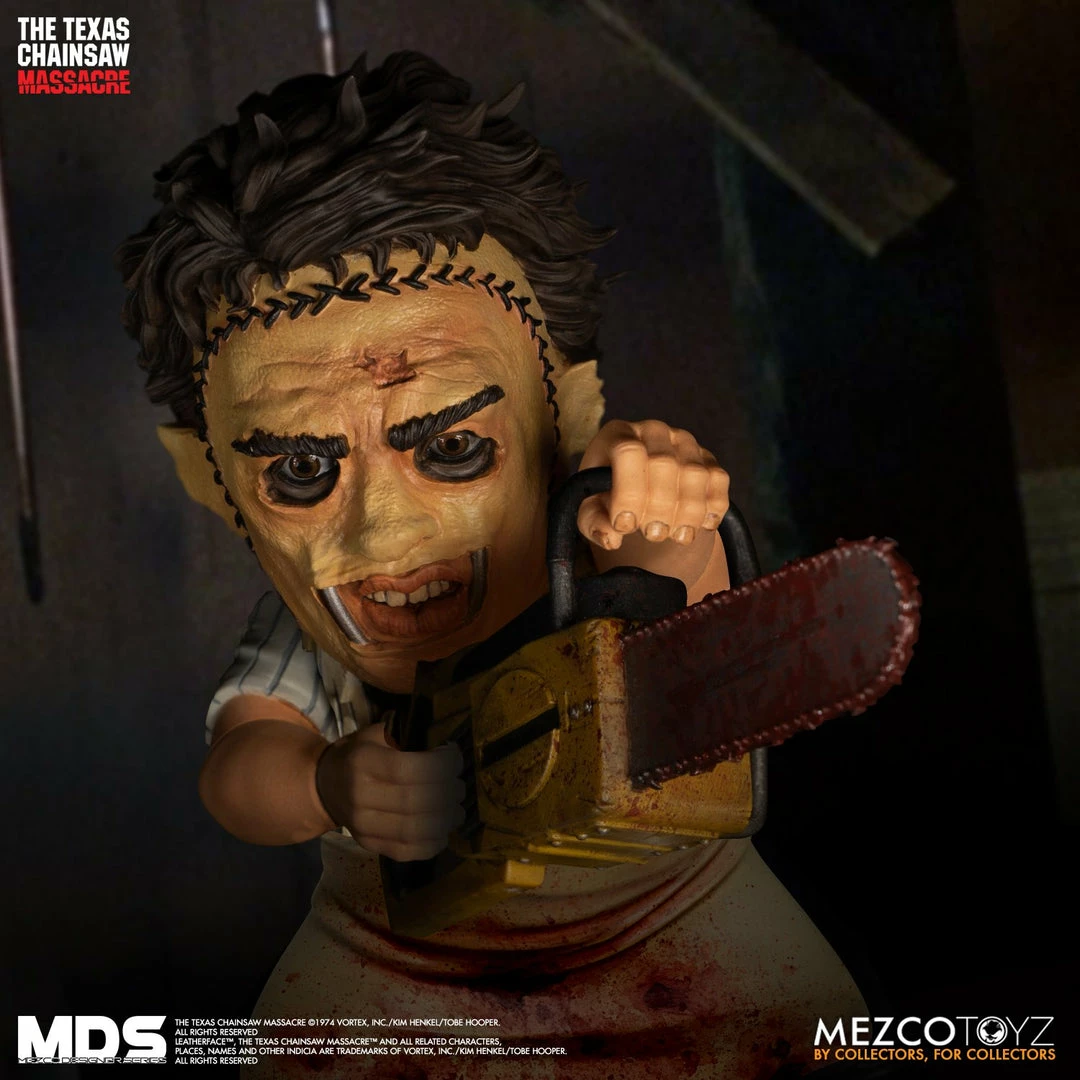 Maybang's Collectibles Monsters Mezco Toyz Mezco Designer Series MDS The Texas Chainsaw Massacre (1974) Leatherface Figure 6 Maybang's Collectibles Monsters Mezco Toyz Mezco Designer Series MDS The Texas Chainsaw Massacre (1974) Leatherface Figure