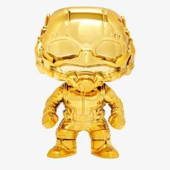 Maybang's Collectibles Funko Pop Marvel Studios 10th Anniversary Ant-Man (Gold Chrome) Figure