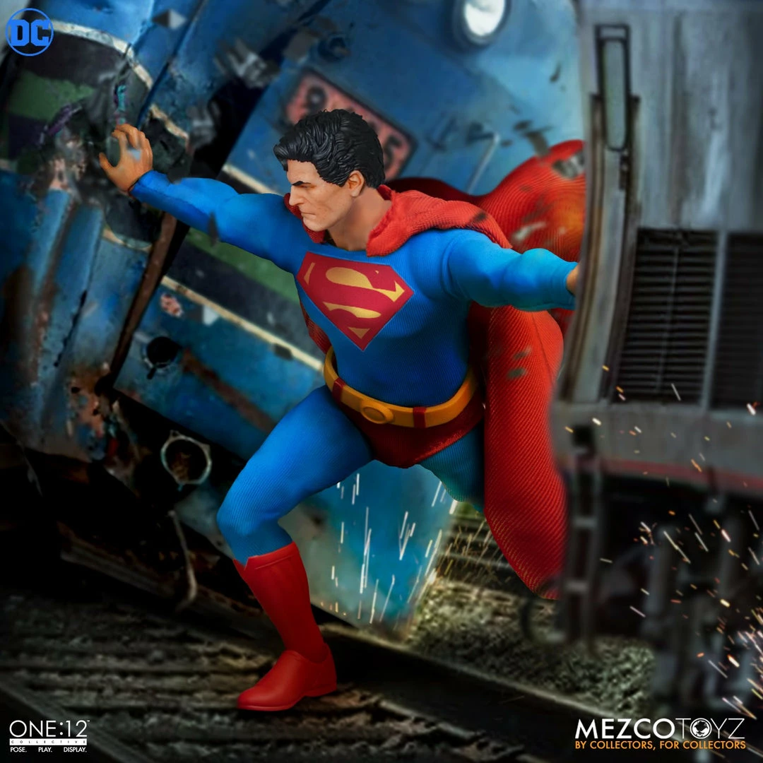 Maybang's Collectibles Mezco Toyz DC Comics One12 Collective Superman Man Of Steel Edition 1/12 Scale Collectible Figure 3 Maybang's Collectibles Mezco Toyz DC Comics One12 Collective Superman Man Of Steel Edition 1/12 Scale Collectible Figure
