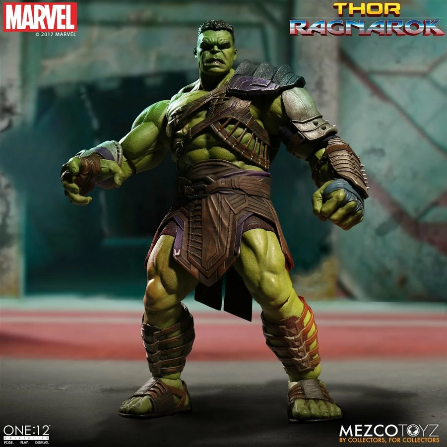 Vendor-unknown Mezco Toyz One:12 Collective Marvel Comics Thor Ragnarok Gladiator Hulk 1/12 Scale Action Figure 9 Vendor-unknown Mezco Toyz One:12 Collective Marvel Comics Thor Ragnarok Gladiator Hulk 1/12 Scale Action Figure