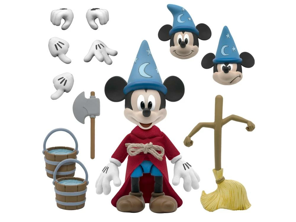 Maybang's Collectibles Super7 Disney Classic Animation ULTIMATES Wave 1 Sorcerer’s Apprentice Mickey Mouse 2 Maybang's Collectibles Super7 Disney Classic Animation ULTIMATES Wave 1 Sorcerer’s Apprentice Mickey Mouse