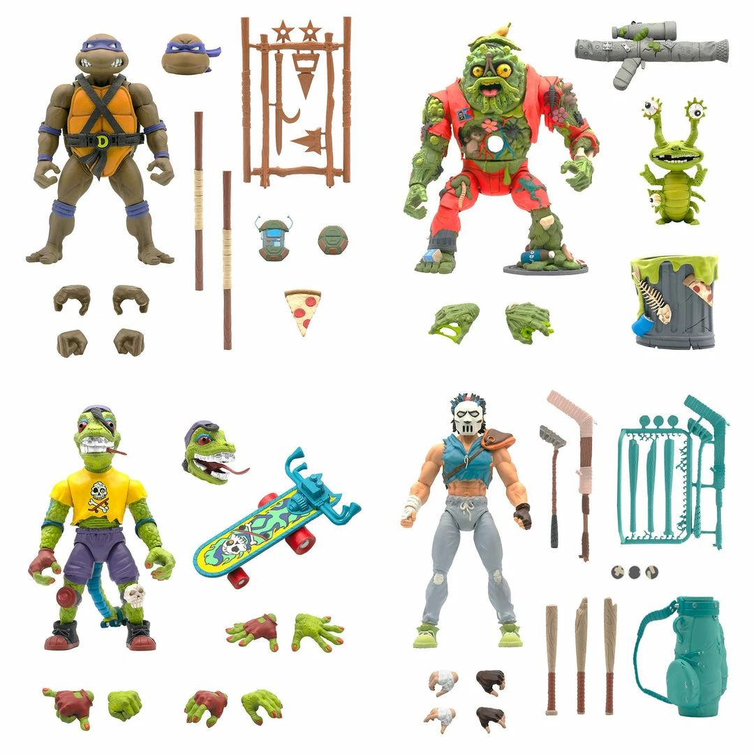 Maybang's Collectibles Super7 Teenage Mutant Ninja Turtles Ultimates Wave 4 - Set Of 4 Donatello, Casey Jones, Muckman & Joe Eyeball & Mondo Gecko 2 Maybang's Collectibles Super7 Teenage Mutant Ninja Turtles Ultimates Wave 4 - Set Of 4 Donatello, Casey Jones, Muckman & Joe Eyeball & Mondo Gecko