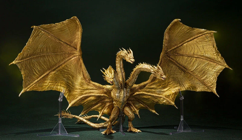 Maybang's Collectibles Bandai Godzilla King Of The Monsters S.H.MonsterArts King Ghidorah (Special Color Version) 3 Maybang's Collectibles Bandai Godzilla King Of The Monsters S.H.MonsterArts King Ghidorah (Special Color Version)