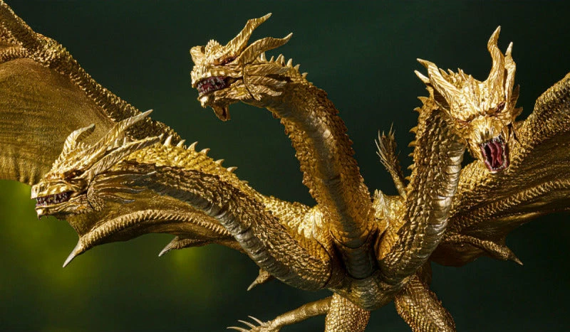 Maybang's Collectibles Bandai Godzilla King Of The Monsters S.H.MonsterArts King Ghidorah (Special Color Version) 4 Maybang's Collectibles Bandai Godzilla King Of The Monsters S.H.MonsterArts King Ghidorah (Special Color Version)