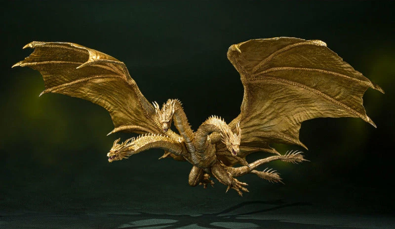 Maybang's Collectibles Bandai Godzilla King Of The Monsters S.H.MonsterArts King Ghidorah (Special Color Version) 5 Maybang's Collectibles Bandai Godzilla King Of The Monsters S.H.MonsterArts King Ghidorah (Special Color Version)