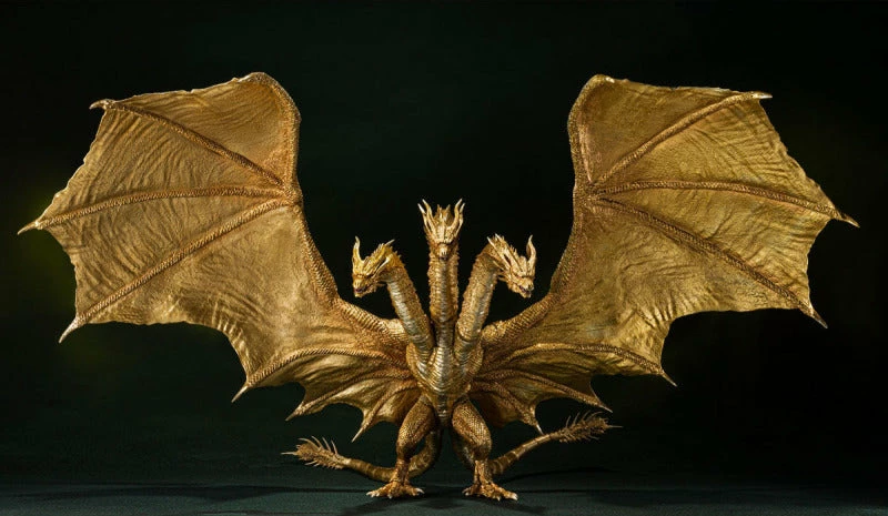 Maybang's Collectibles Bandai Godzilla King Of The Monsters S.H.MonsterArts King Ghidorah (Special Color Version) 6 Maybang's Collectibles Bandai Godzilla King Of The Monsters S.H.MonsterArts King Ghidorah (Special Color Version)