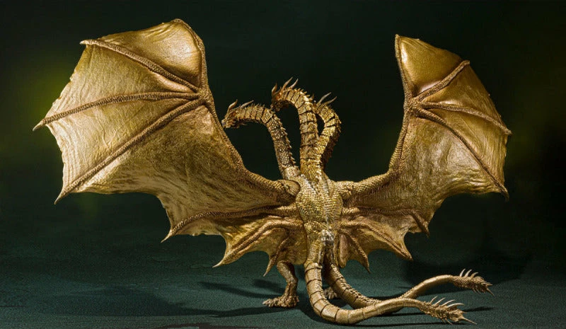 Maybang's Collectibles Bandai Godzilla King Of The Monsters S.H.MonsterArts King Ghidorah (Special Color Version) 7 Maybang's Collectibles Bandai Godzilla King Of The Monsters S.H.MonsterArts King Ghidorah (Special Color Version)