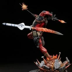 Vendor-unknown Sideshow Marvel Deadpool Heat-Seeker Premium Format Figure Statue Sideshow Collectibles