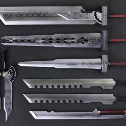 Maybang's Collectibles Square Enix Final Fantasy VII Advent Children Play Arts Kai Cloud Strife & Fenrir Bike Action Figure Set