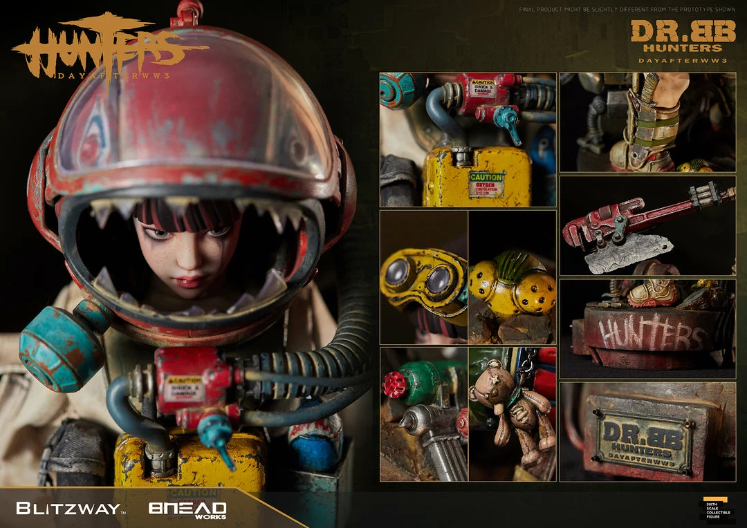 Maybang's Collectibles Blitzway Hunters Day After WWIII Dr. BB 1/6 Scale Collectible Action Figure 32 Maybang's Collectibles Blitzway Hunters Day After WWIII Dr. BB 1/6 Scale Collectible Action Figure