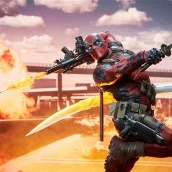 Vendor-unknown Sideshow Marvel Deadpool Heat-Seeker Premium Format Figure Statue Sideshow Collectibles