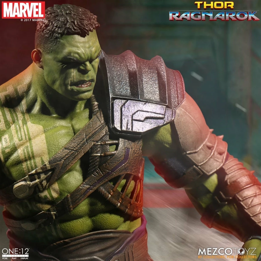 Vendor-unknown Mezco Toyz One:12 Collective Marvel Comics Thor Ragnarok Gladiator Hulk 1/12 Scale Action Figure 8 Vendor-unknown Mezco Toyz One:12 Collective Marvel Comics Thor Ragnarok Gladiator Hulk 1/12 Scale Action Figure