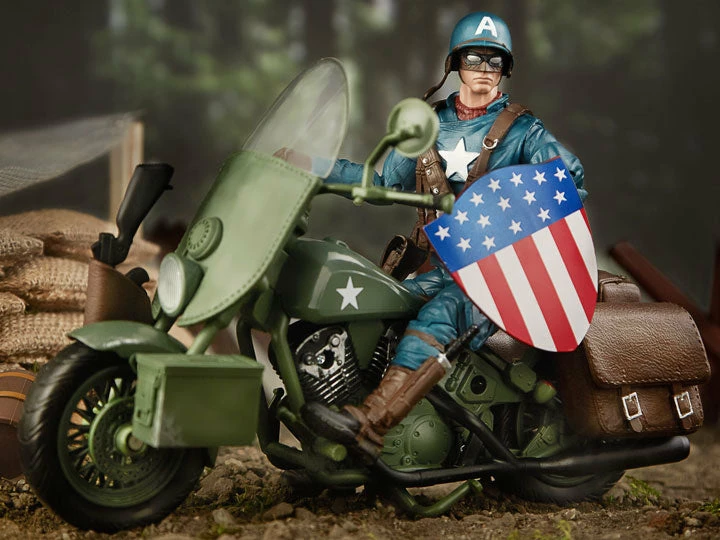 Maybang's Collectibles Hasbro Marvel Comics 80th Anniversary Marvel Legends Ultimate Captain America 6-Inch Action Figure With Motorcycle 1 Maybang's Collectibles Hasbro Marvel Comics 80th Anniversary Marvel Legends Ultimate Captain America 6-Inch Action Figure With Motorcycle