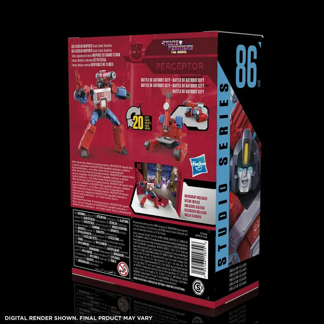 Maybang's Collectibles Hasbro Transformers Studio Series 86 Deluxe Perceptor Action Figure 6 Maybang's Collectibles Hasbro Transformers Studio Series 86 Deluxe Perceptor Action Figure